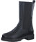 MARCO TOZZI Damen Chelsea Boots aus Kunstleder Blockabsatz, Schwarz (Black), 38