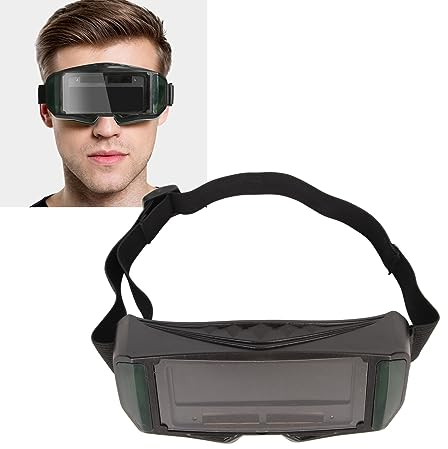 Lunettes de Soudage à Assombrissement Automatique, Lunettes de Soudage à énergie Solaire DIN 11, Lunettes de Protection de Soudeur pour Soudage à L'arc électrique, blindé au Gaz,
