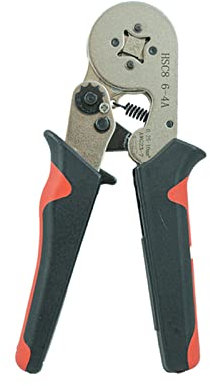 PiurUf Alicate De Alambre Estilo Europeo Tubular Terminal Cableado Manual Manual Electricista 4/6 Esquinas 0.25-6mm 0.25-10mm Alicates de engarce Alicates De Torsion Alambre (Size : Whitehead