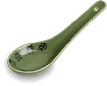 Lyx – sked – celadon-grön – 14 cm – skedar porslin – kinesisk soppskedar, keramiska skedar, porslinsskedar, äggsked, asiatisk matsked, serversked, kaffesked, dessertsked