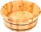 Pedicure Bowl Wooden Foot Basin Spa Massage Household Cypress Wood Foot Tub Thickening Foot Bath Barrel[Energy Class A] (Size : 14.5 * 39cm)