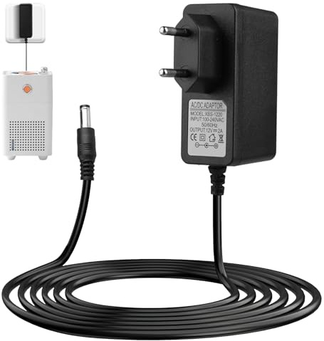 Adaptateur Secteur 12V 2A 24W Universel – Alimentation AC DC pour Haut-Parleurs, Bandes LED, Routeurs, Caméras CCTV – Transformateur 12V 2A avec Câble 1m, Connecteur 5.5mm x 2.5mm, Haute Qualité