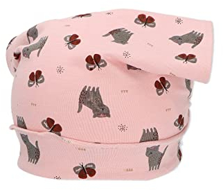 Sterntaler Mädchen Kopftuch Miezi Sonnenhut, rosa, 45