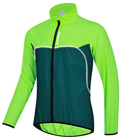 Regenjacke Herren Fahrrad Sportlich Dünn Sommer Faltbar Regenponcho Regenjacke Wasserdicht Atmungsaktiv Lang 4Xl Sommerjacke Windjacke Große Größen Elegant Outdoor Windbreaker Übergangsjacke