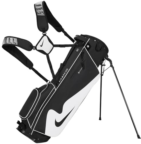 Nike Unisexe Air Max Lite GB Sac de Golf Black/Pure Platinum/Black One Size