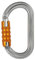 Petzl Uni OK TRIACT-LOCK Schraubkarabiner, Gray, Einheitsgröße