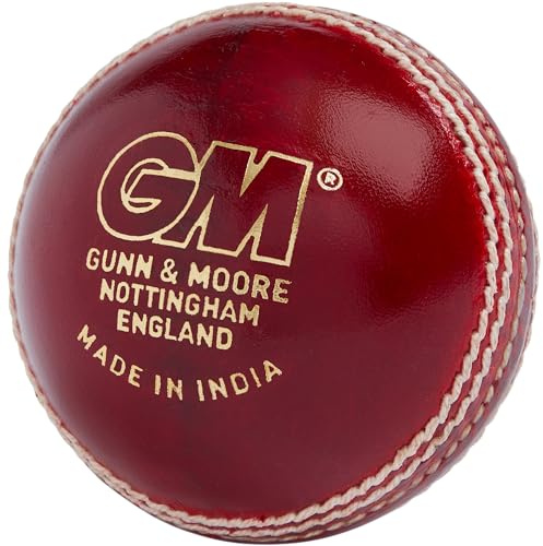 GM Clubman de los niños Grado 1 Club diseño de Pelota de críquet, Color Rojo, Jone sizeor
