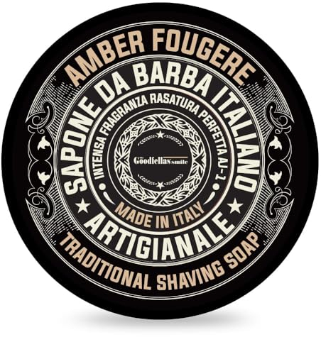 Sapone da barba The Goodfellas ' smile 100ml. Prodotto Artigianale Italiano (Amber Fougere Sapone da barba)