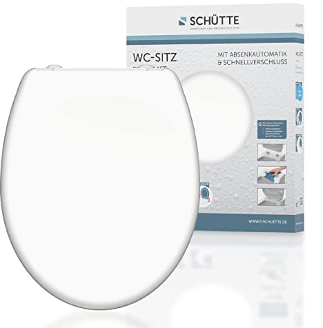 SCHÜTTE 82300 Toalettsits, Vit, 374 x 40 x 453 mm