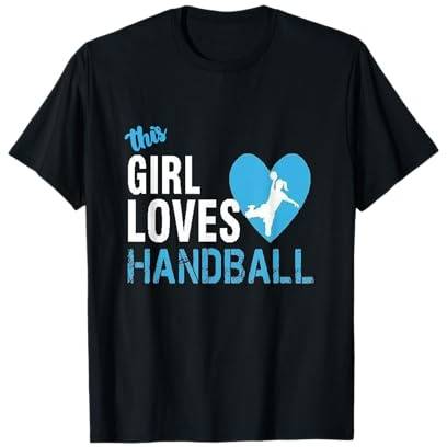 Love Handball Women's Shirt Handball Lovers Gift for Girls T-Shirt