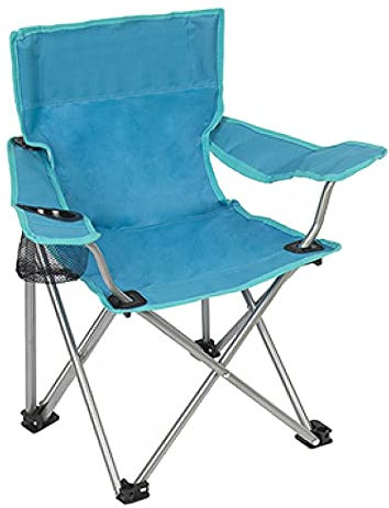 Kids Folding Blue Chair - Summit Camping and Outdoor Sleeping Relaxing Gear