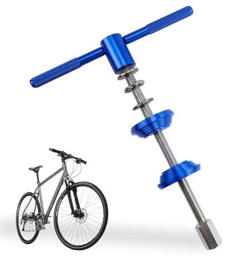 FSWWSF Attrezzo Pressione per Bicicletta Serie sterzo, Set di sterzo per Mountain Bike, Installazione Auricolare, Strumento di pressatura per Bicicletta, Cuscinetto a Pedale
