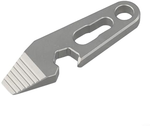 Décapsuleur en alliage de style pied-de-biche sur un porte-clés pratique pour s'amuser en plein air