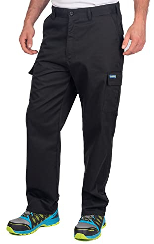 Goodyear Workwear Pantalon Cargo De Sécurité Classique Pour Homme Noir, 42 Taille/Régulière