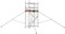 ALTEC Rollfix® 2.0 400 | 4m Arbeitshöhe | hvst. Fußplatten | Dreieckausleger | Made in Germany | TÜV | belastbar 200kg/m² | Norm - DIN EN 1004-1 | Modulares Alu Arbeitsgerüst | Baugerüst