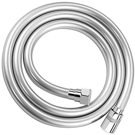 Flessibile doccia Oupukle Tubo Doccia 2,5M in PVC Tubo Doccia Flessibile Anti-esplosione e resistente ad alta temperatura, con raccordi in ottone