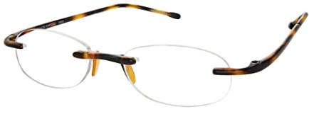Scojo New York Gels Original Blue Light Reading Glasses, Handmade Scratch Resistant Readers for Women and Men