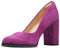 Clarks Femme Freva85 Court Escarpins, Daim Violet, 39 EU