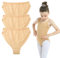 UILYNIU 3 Stücke Mädchen Ballett Slip, Ballett Dance Slip, Baumwolle Tanz Unterhosen, Dance Ballett Unterwäsche, Weicher und Bequemer, Stretch Slips, Tanzen Unterwäsche für Kinder 10-12 Jahren (Nackt)