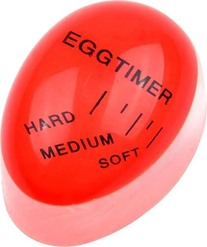 Egg Timers for Boiling Eggs, Colour Changing Easy to Read Cooking Timer, Easy to Use Cooking Timer Indicator Soft Medium and Hard Boiled Eggs Heat-Sensitive for Home, Breakfast, Cooking