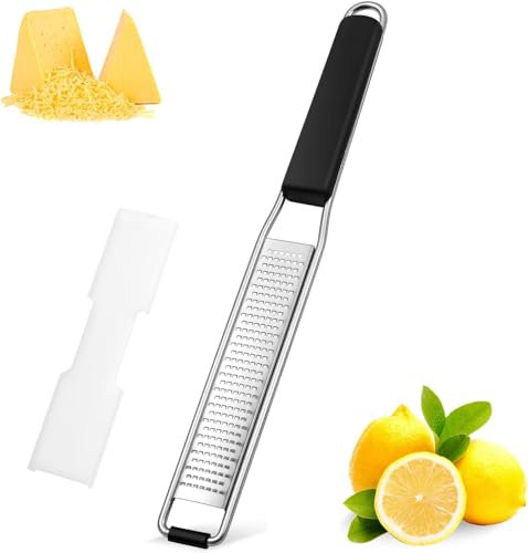 Grattugia per Formaggio, 1 Pezzo Grattugia Limone Scorza，Macina Speciale per Formaggio, Limone, Zenzero, Aglio, Noce Moscata e Cioccolato, Strumento Ideale per Grattugiare i Limoni