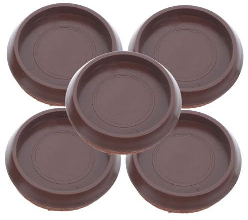 LIFKOME 5pièces Butées De Patins De Roue pour Meubles Crampons De Sol Plastique Antidérapants pour roulettes De Lit Patins De Meubles Butées De roulettes Protections De Sol