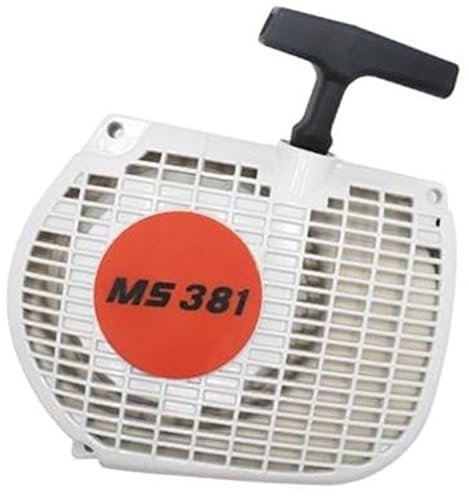DEMULAX Rückstoß-Zugstarter, Rücklauf-Zugstarter, passend for STIHL, Kettensäge 038 MS380 MS381 1119 080 2100 Rücklaufstarter für Gartenmaschinen