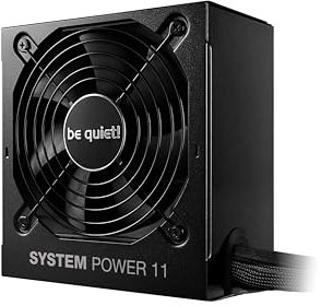 be quiet! System Power 11 550W Stromversorgung Netzteil, ATX 3.1-Netzteil, volle Unterstützung für PCIe 5.1 GPUs, 120mm be quiet! Lüfter, Starke 12V-Leitung, DC/DC-Wandler, 80 Plus® Bronze Effizienz