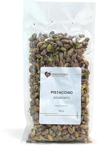 BONGIOVANNI FARINE E BONTA' NATURALI Pistacchio sgusciato intero 250g BIO