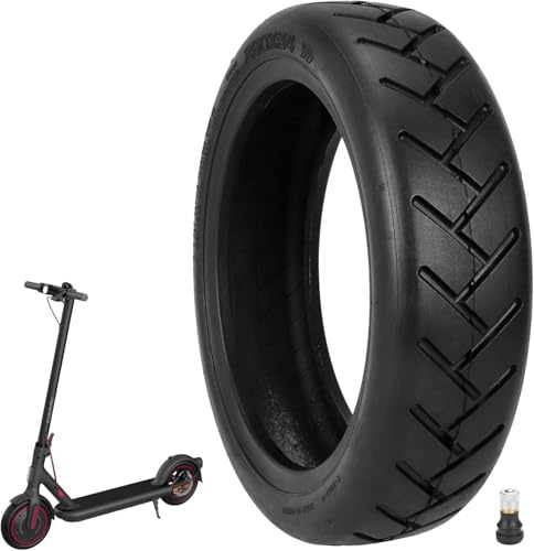 VOLOHAS 250 x 54 neumáticos sin cámara de 10 pulgadas sin cámara para Xiaomi 4Pro/4Lite Scooter eléctrico Accesorios a prueba de explosiones Neumáticos de carretera gruesos Ruedas de repuesto (1 PCS)