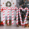 HOWAF 6pcs Inflatable Candy Canes 90cm Blow up Candy Cane Christmas Decorations Gaint Candy Cane Sticks Tree Decorations Christmas Ornaments for Home Indoor Outdoor Xmas Holiday Party Decor