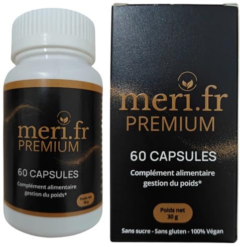 Meri.fr PREMIUM Formule à la L-carnitine, aide à combattre les exces de poids