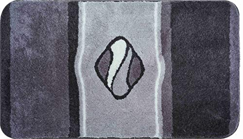 Grund Badteppich, 100% Polyacryl, Ultrasoft, anthrazit, anthrazit, 70x120 cm