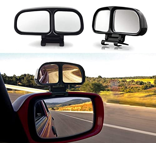 Specchietto cieco Auto Angolo ciec Universale 2PCS,Specchio Retrovisore Grandangolo Regolabile Specchietti per Auto Moto