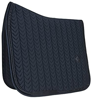 Kentucky Horsewear - Samt Schabracke - Satteldecke - Dressur - Perlen - Schwarz