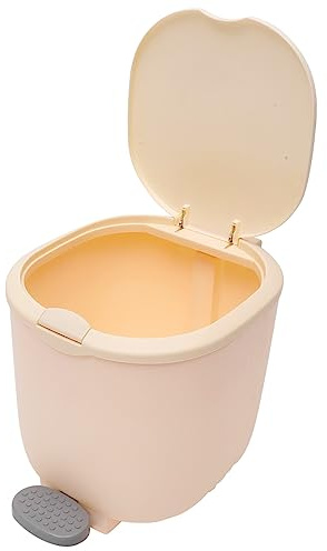 Baluue Capacity Kitchen Bin Pedal Trash Can Lid Dustbin for Bathroom Modern Practical Waste Bin