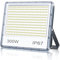 TASINUO Focos LED Exterior 300W, 30000LM 7000K Blanco Frío Luces LED Exterior, IP67 Impermeable Luz Exterior, 300 LEDs Potente Lampara para Jardin, Terraza, Garaje, Fábrica, Almacén