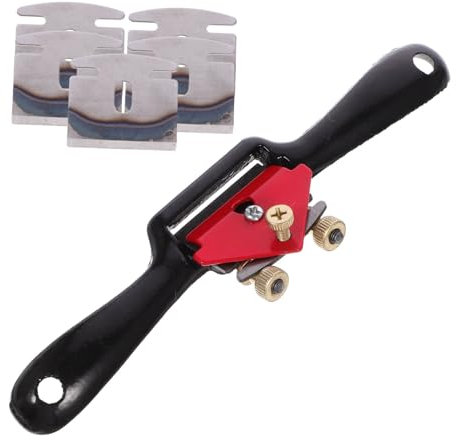 LIFKOME Pialla Mano e Raspa Per Legno Con Tagliente in Durevole Utensile Spokeshave Regolabile Per Falegnameria Levigatura e Intaglio Taglio Preciso Per Lavori Di Verniciatura Dimensione s