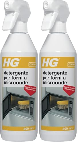HG detergente per forni a microonde e combinati, 1 (Confezione da 2)