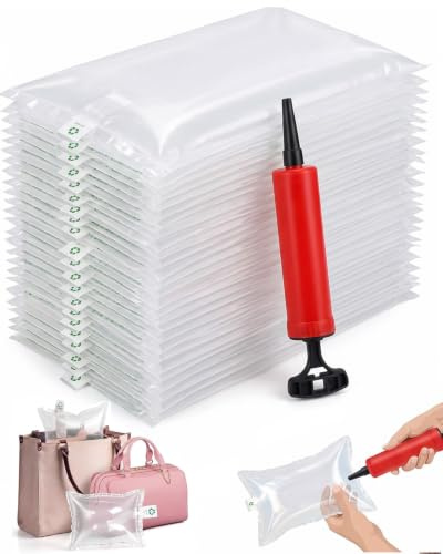 BHIPKOT 200 Piezas Bolsa de Burbujas de Aire, Cojín de Burbujas de Aire Antipresión, Material de Embalaje para Envío y Envasado, Stoßfest, embalaje, relleno embalaje, plástico burbujas (10 x 20cm)
