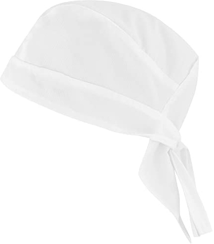 PALLTEX Gordon Gorro Cocinero Unisex de Cocina para Mujer/Hombre, Talla Única, Blanco, 1 Unidad
