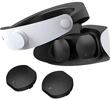 NUCNOK Copertura Obiettivo Compatibile con Playstation VR2, Coperchio Obiettivo in Materiale ABS, Resistente ai Graffi, Antipolvere, Antishock, Accessorio di Protezione per PS VR2