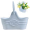 Puppenhaus-Blumentöpfe, Puppenhaus-Pflanzkasten,Blumen-Sukkulenten-Topf - Legierung Blumentopf, Puppenhaus Metall Blumeneimer, Feengarten Dekoration, Blumentöpfe für Dekoration Balkon, Wohnen
