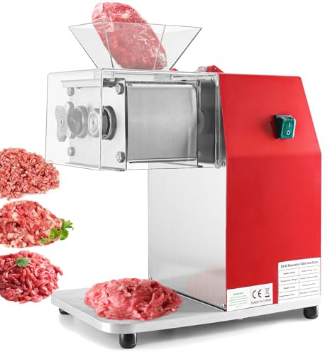 ARLUMA Meat Cutter Machine,850W Commercial Meat Slicer,Stainless Steel Electric Meat Slicer Machine for Home Kitchen,Restaurant,Supermarket (5MM)