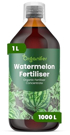 Fertilizzante Liquido Per Anguria 1L – Concime Organico Per Frutti Grandi E Raccolti Abbondanti – Rafforza Radici E Crescita Sana – Organifer