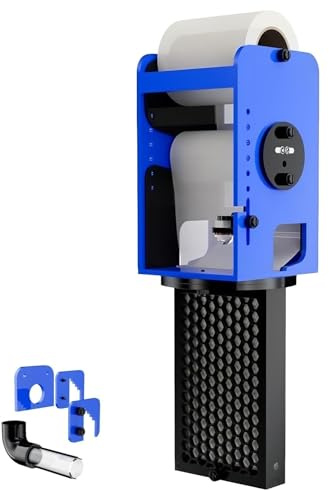 Automatisk filterutrustning med 4800 L/h rulle | Kontrollapp, vattennivåsensor, pluggbar design, överlägsen marinfiltrering, enkel rullbyte.