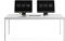 furni24 Schreibtisch-Stahl 120x80x75cm, Grau, TÜV/GS-Einfache Montage, Arbeitstisch, Bürotisch, Küchentisch, Esstisch, Druckertisch Büro-Möbel Arbeitszimmer Computertisch Gaming-Tisch Mehrzwecktisch