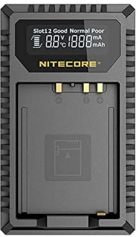 Nitecore FX1 Fujifilm W126/W126s 2 Hour Dual Slot Battery USB Charger