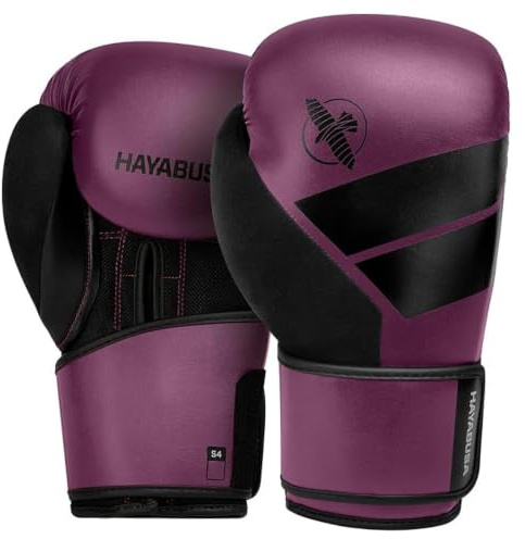 Hayabusa S4 Boxing Gloves - Sparring & Muay Thai - Wine, 16oz