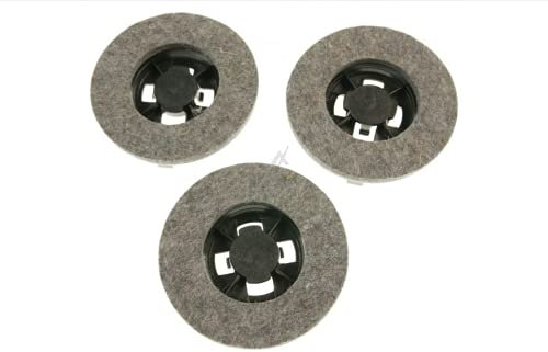 FIGEVIDA Kit 3 Pezzi Spazzole Lucidatrice per Hoover con Ganci Codice 09502576